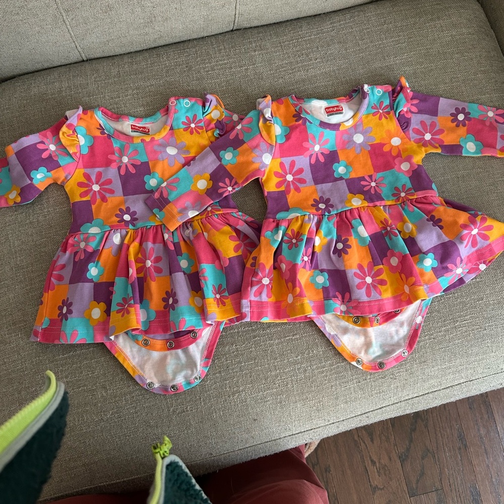 Colorful Floral Baby Dresses